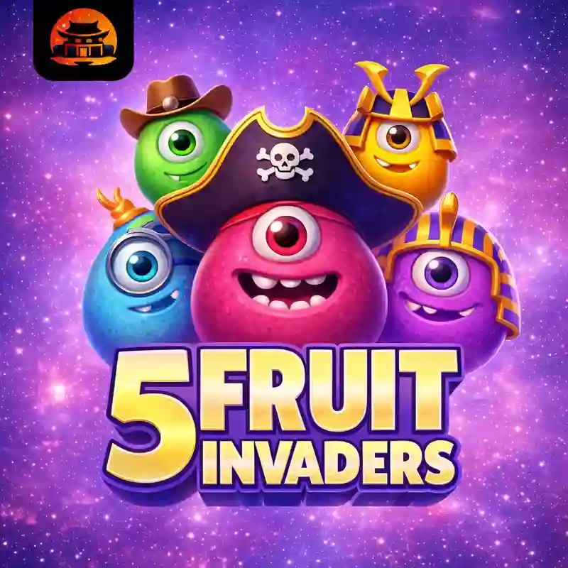 5 Fruit Invaders slot game banner on panalo999